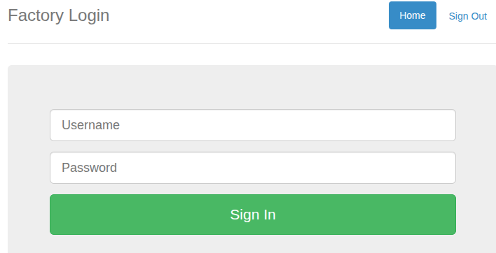 Login Page