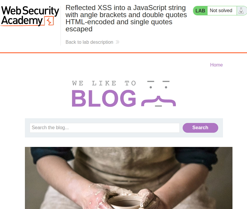 Blog Search Page