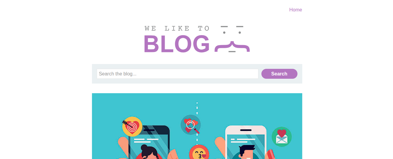Blog Search Page